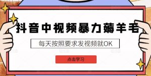 2022抖音中视频暴力薅羊毛白嫖项目：新号每天20块，老号几天几百块，可多号